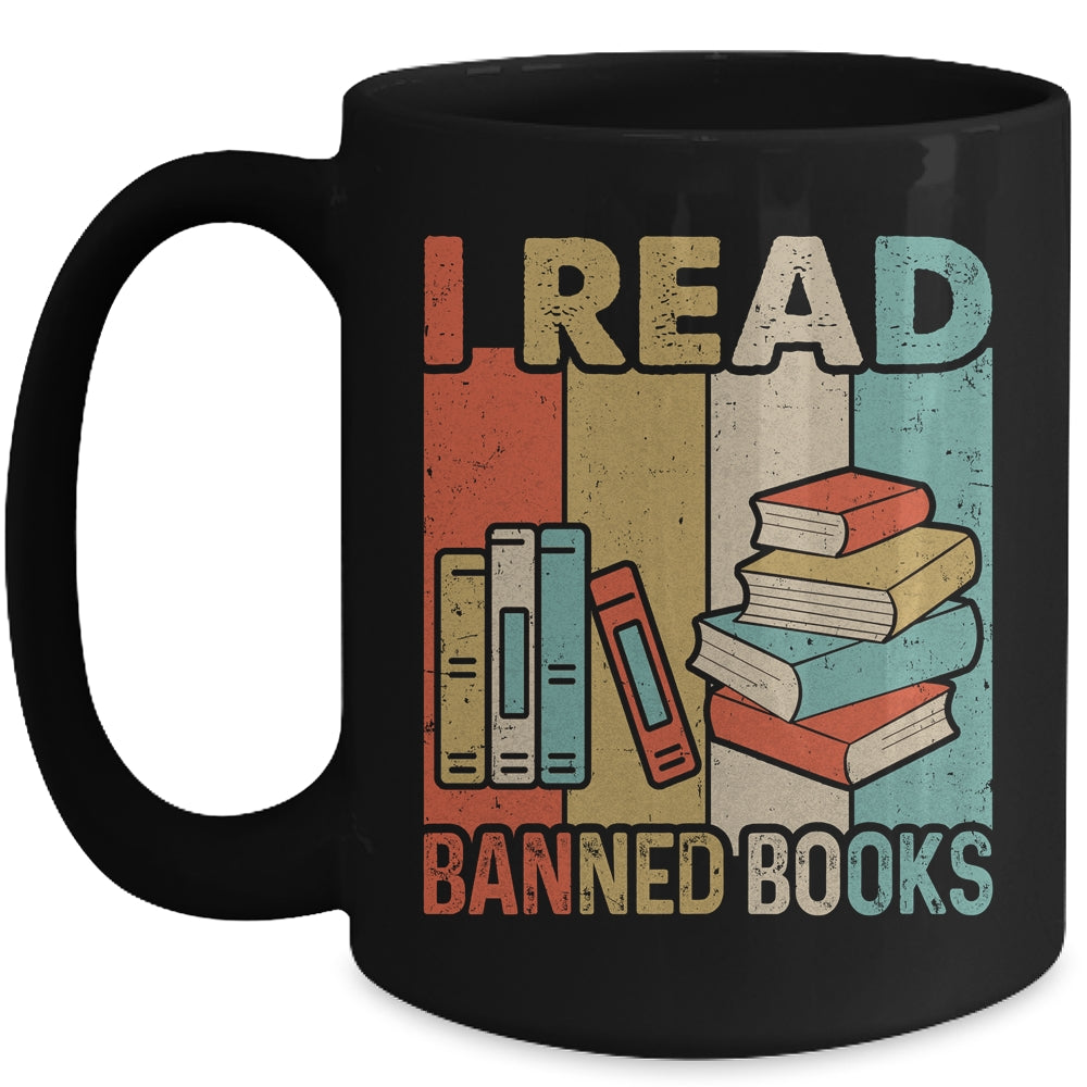 I Read Banned Books Lover Reader Bookworm Mug | teecentury