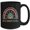 I Read Banned Books Vintage Rainbow Reading Book Lover Mug | teecentury