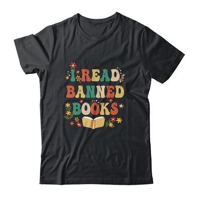 I Read Banned Books Week Retro Librarian Reader Nerd Women Shirt & Tank Top | teecentury