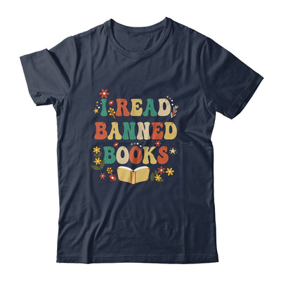 I Read Banned Books Week Retro Librarian Reader Nerd Women Shirt & Tank Top | teecentury