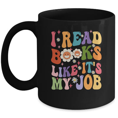 I Read Books Like It's My Job School Librarian Books Lover Mug | teecentury