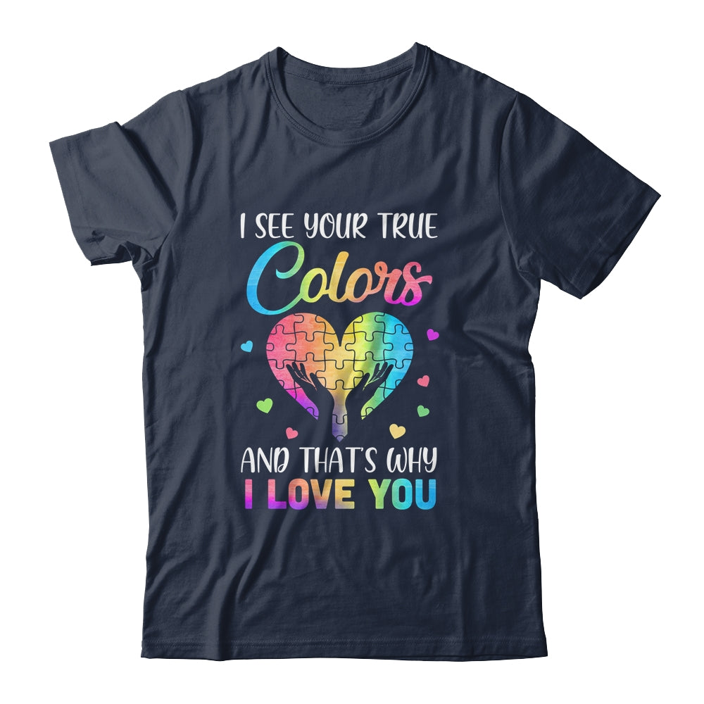 I See Your True Colors Puzzle World Autism Awareness Month Shirt & Hoodie | teecentury