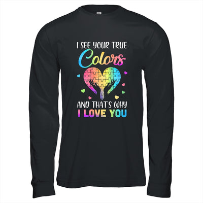 I See Your True Colors Puzzle World Autism Awareness Month Shirt & Hoodie | teecentury