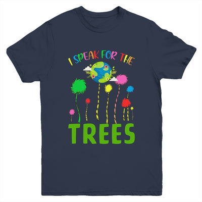 I Speak For Trees Earth Day Save Earth Inspiration Hippie Youth Youth Shirt | Teecentury.com