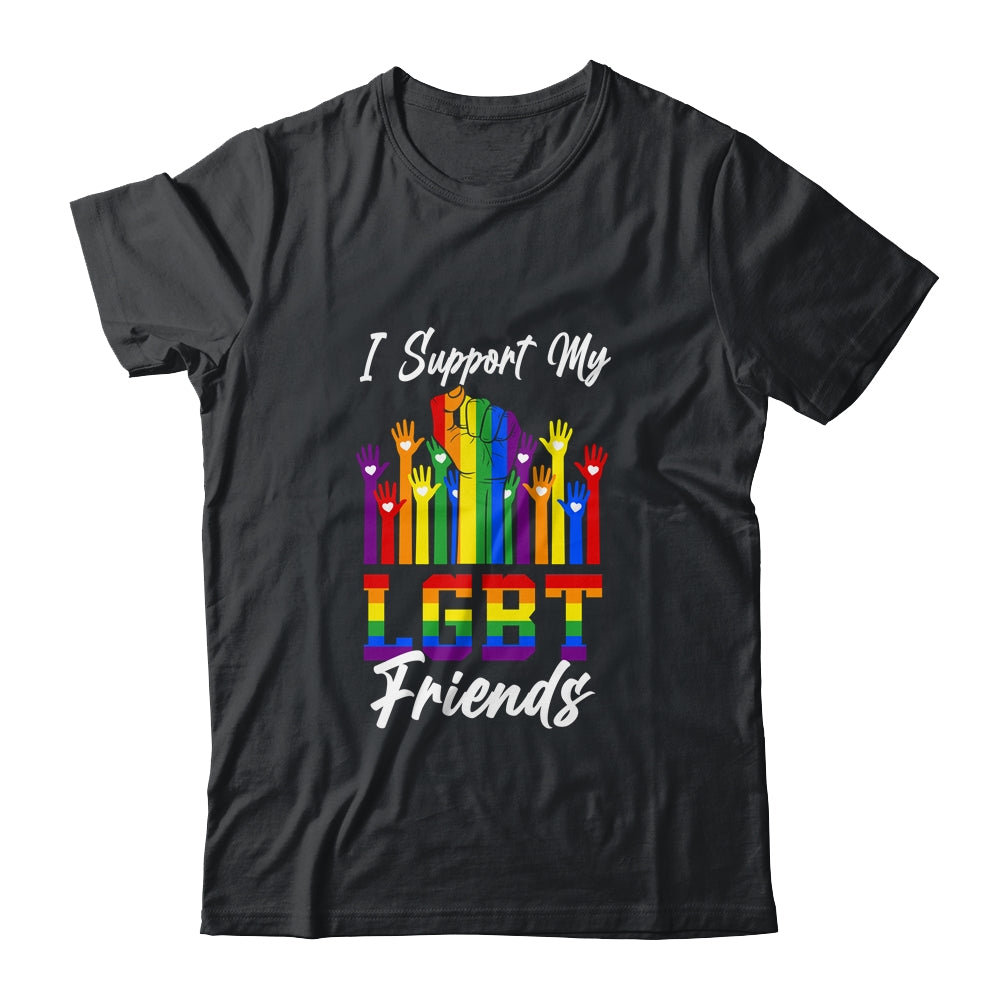 I Support My LGBT Friends LGBTQ Gay Lesbian T-Shirt & Tank Top | Teecentury.com