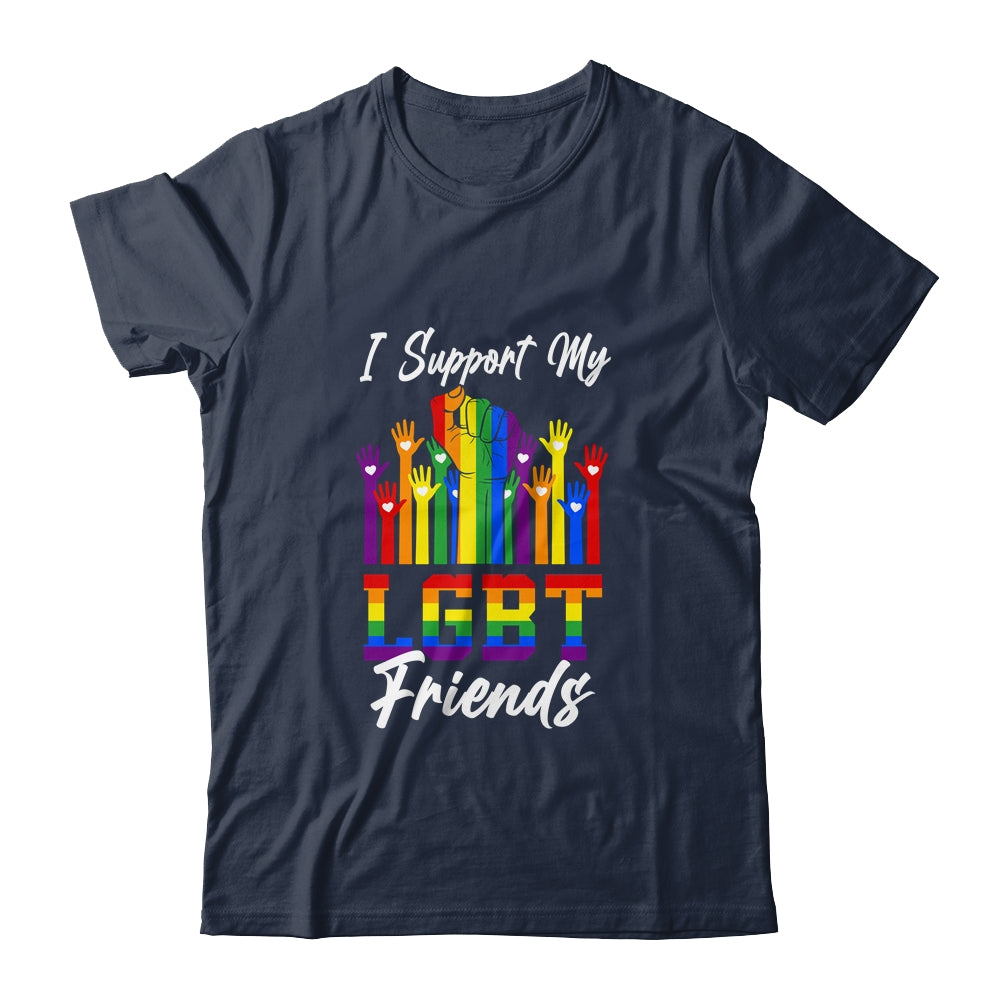 I Support My LGBT Friends LGBTQ Gay Lesbian T-Shirt & Tank Top | Teecentury.com