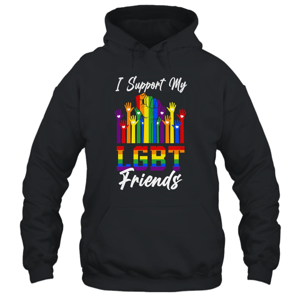 I Support My LGBT Friends LGBTQ Gay Lesbian T-Shirt & Tank Top | Teecentury.com