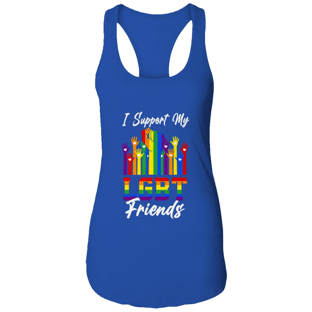 I Support My LGBT Friends LGBTQ Gay Lesbian T-Shirt & Tank Top | Teecentury.com