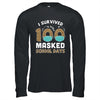 I Survived 100 Masked School Days Funny 100th Day Of School T-Shirt & Hoodie | Teecentury.com