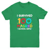 I Survived 100 Masked School Days Teacher Or Student Gift Youth Youth Shirt | Teecentury.com