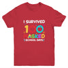 I Survived 100 Masked School Days Teacher Or Student Gift Youth Youth Shirt | Teecentury.com