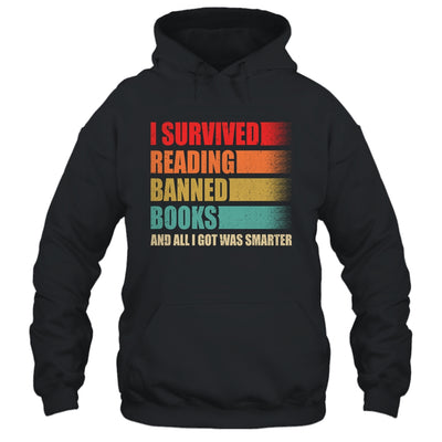 I Survived Reading Banned Books Book Lover Bookaholic Shirt & Hoodie | teecentury