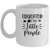 I Teach Little People Funny Preschool Teacher Class Gift Mug Coffee Mug | Teecentury.com