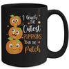 I Teach The Cutest Pumpkins In The Patch Teacher Fall Season Mug Coffee Mug | Teecentury.com