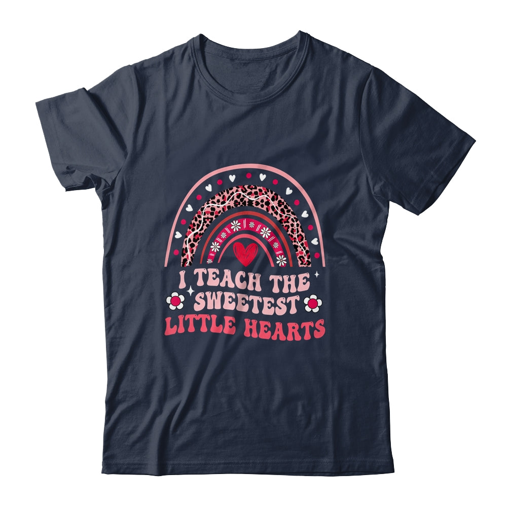 I Teach The Sweetest Hearts Teacher Valentines Day Groovy Shirt & Hoodie | teecentury