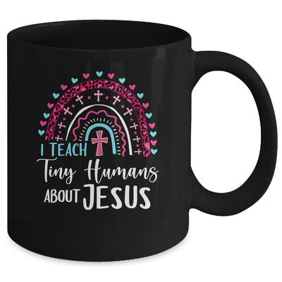 I Teach Tiny Humans About Jesus Teacher Appreciation Bible Mug | teecentury