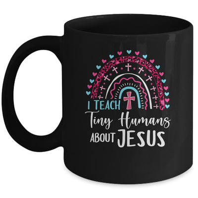 I Teach Tiny Humans About Jesus Teacher Appreciation Bible Mug | teecentury