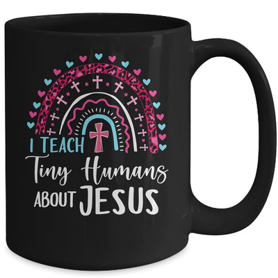 I Teach Tiny Humans About Jesus Teacher Appreciation Bible Mug | teecentury