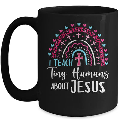 I Teach Tiny Humans About Jesus Teacher Appreciation Bible Mug | teecentury