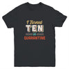 I Turned 10 In Quarantine 10th Birthday Gift Youth Youth Shirt | Teecentury.com