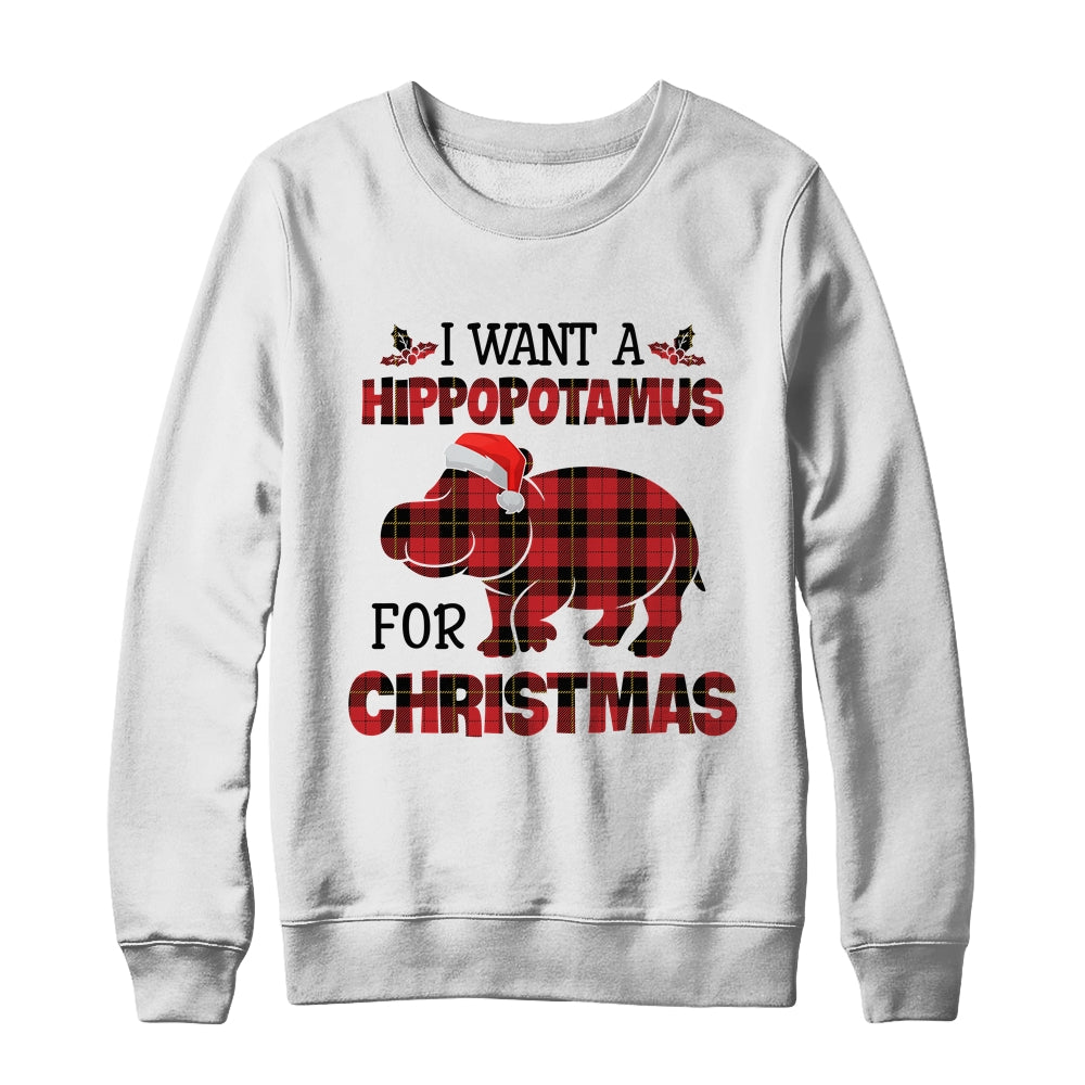 I want a hippopotamus for christmas sweatshirt on sale