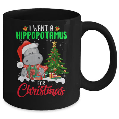 I Want A Hippopotamus For Christmas Xmas Hippo For Women Mug Coffee Mug | Teecentury.com