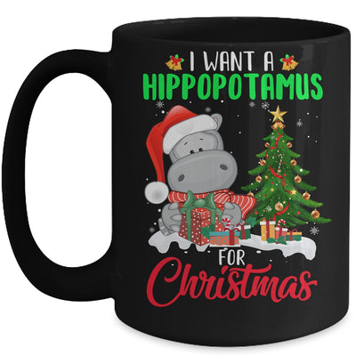 I Want A Hippopotamus For Christmas Xmas Hippo For Women Mug Coffee Mug | Teecentury.com