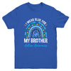 I Wear Blue For My Brother Autism Awareness Matching Family Youth Shirt | teecentury