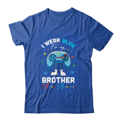 I Wear Blue For My Brother Autism Awareness Video Game T-Shirt & Hoodie | Teecentury.com