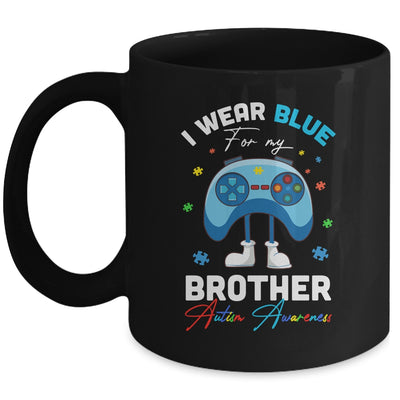 I Wear Blue For My Brother Autism Awareness Video Game Mug Coffee Mug | Teecentury.com