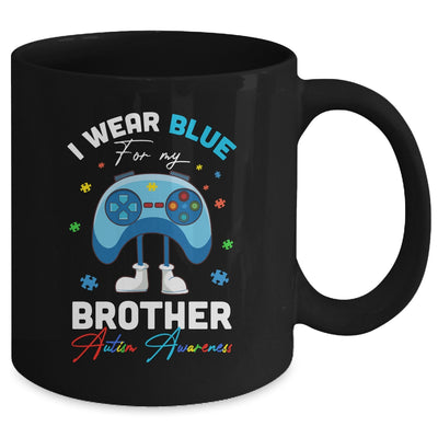 I Wear Blue For My Brother Autism Awareness Video Game Mug Coffee Mug | Teecentury.com