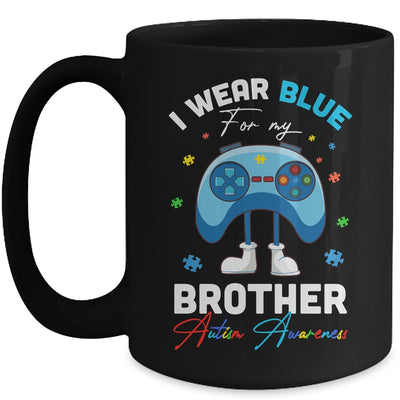 I Wear Blue For My Brother Autism Awareness Video Game Mug Coffee Mug | Teecentury.com