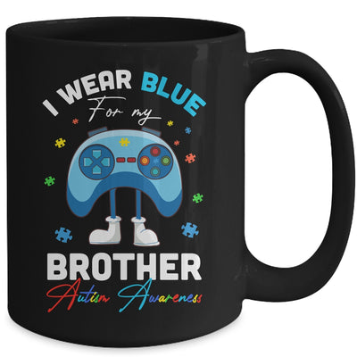 I Wear Blue For My Brother Autism Awareness Video Game Mug Coffee Mug | Teecentury.com