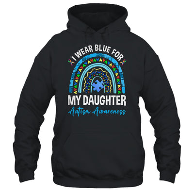 I Wear Blue For My Daughter Autism Awareness Matching Family Shirt & Hoodie | teecentury