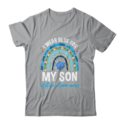 I Wear Blue For My Son Autism Awareness Matching Family Shirt & Hoodie | teecentury