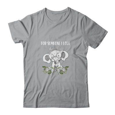 I Wear Blue Gray For Parkinson's Awareness Ribbon Elephant T-Shirt & Hoodie | Teecentury.com