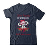 I Wear Burgundy For Multiple Myeloma Awareness Ribbon Elephant T-Shirt & Hoodie | Teecentury.com