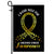 I Wear Gold For Childhood Cancer Awareness Flag Survivor Ribbon Flag | Teecentury.com