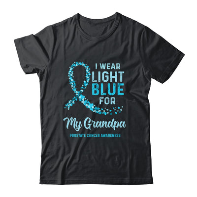 I Wear Light Blue For My Grandpa Prostate Cancer Awareness T-Shirt & Hoodie | Teecentury.com