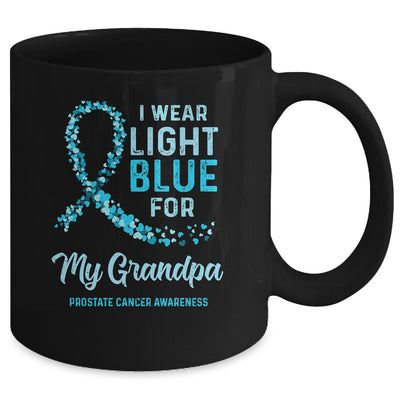 I Wear Light Blue For My Grandpa Prostate Cancer Awareness Mug Coffee Mug | Teecentury.com