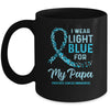 I Wear Light Blue For My Papa Prostate Cancer Awareness Mug Coffee Mug | Teecentury.com