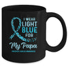 I Wear Light Blue For My Papa Prostate Cancer Awareness Mug Coffee Mug | Teecentury.com