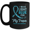 I Wear Light Blue For My Papa Prostate Cancer Awareness Mug Coffee Mug | Teecentury.com