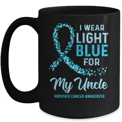 I Wear Light Blue For My Uncle Prostate Cancer Awareness Mug Coffee Mug | Teecentury.com