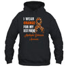 I Wear Orange For My Best Friend Warrior Multiple Sclerosis Shirt & Hoodie | teecentury