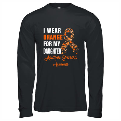 I Wear Orange For My Daughter MS Warrior Multiple Sclerosis Shirt & Hoodie | teecentury