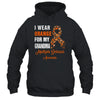 I Wear Orange For My Grandma MS Warrior Multiple Sclerosis Shirt & Hoodie | teecentury