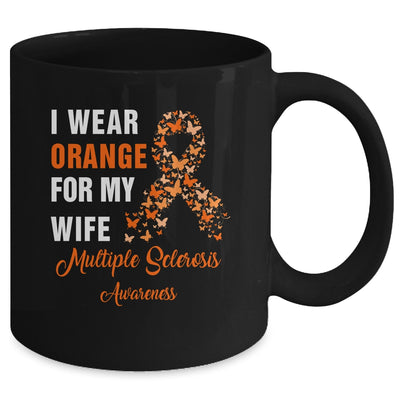 I Wear Orange For My Wife MS Warrior Multiple Sclerosis Mug | teecentury