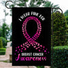 I Wear Pink For Breast Cancer Awareness Flag Survivor Ribbon Flag | Teecentury.com