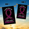 I Wear Pink For Breast Cancer Awareness Flag Survivor Ribbon Flag | Teecentury.com